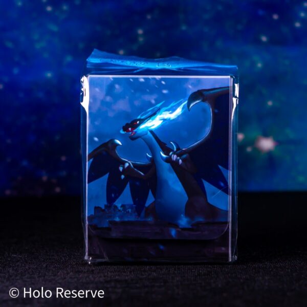 Pokémon Center Japan Deck Case — Mega Charizard X: Ancient Castle | PCJ Exclusive