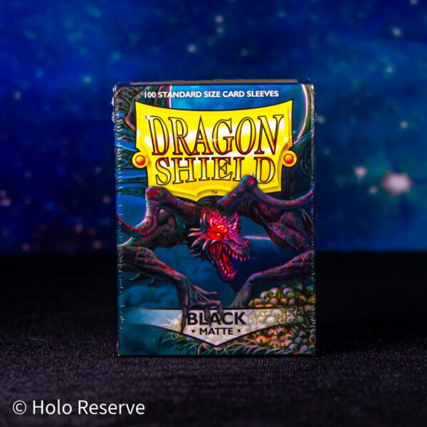 Dragon Shield Standard Sleeves — Matte Black (100ct)