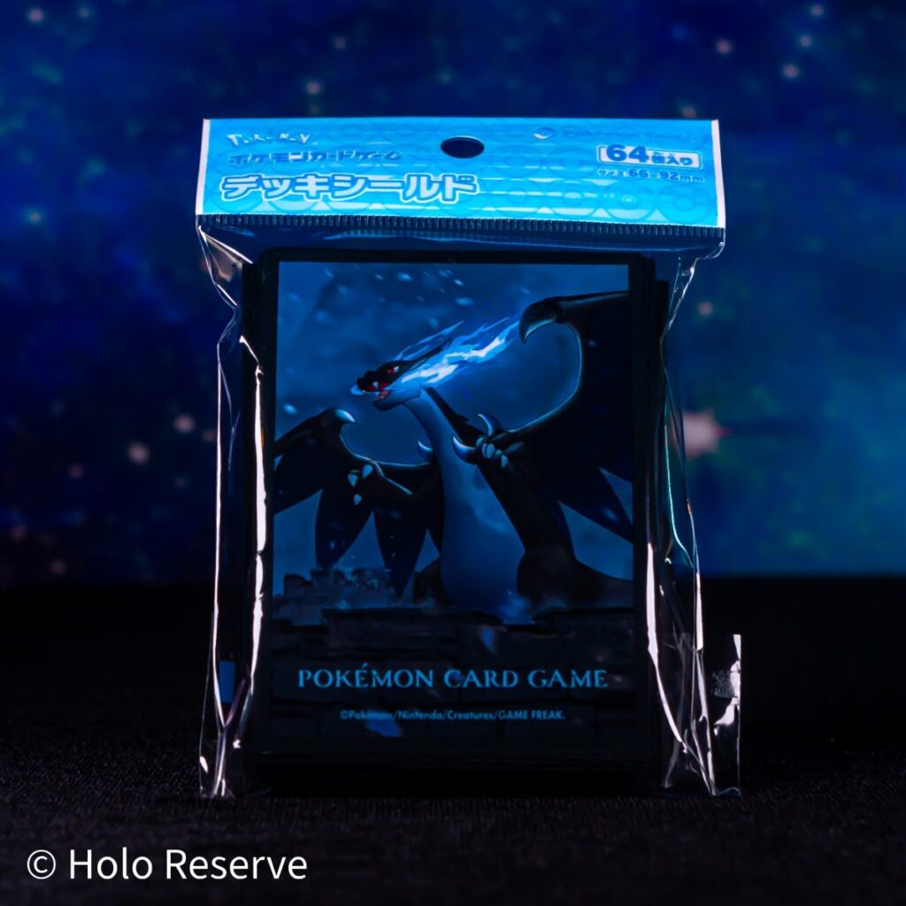 Pokémon Center Japan Card Sleeves | Deck Shield — Mega Charizard X: Ancient Castle | PCJ Exclusive