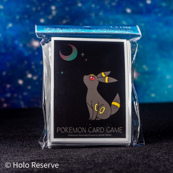 Pokémon Center Japan Card Sleeves | Deck Shield Premium Gloss — Moonlight & Umbreon [White] | PCJ Exclusive